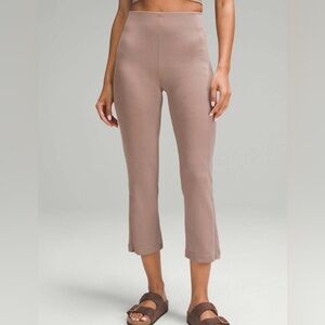 Lululemon Ribbed Softstreme Zip-Leg High-Rise Cropped Pant 25"